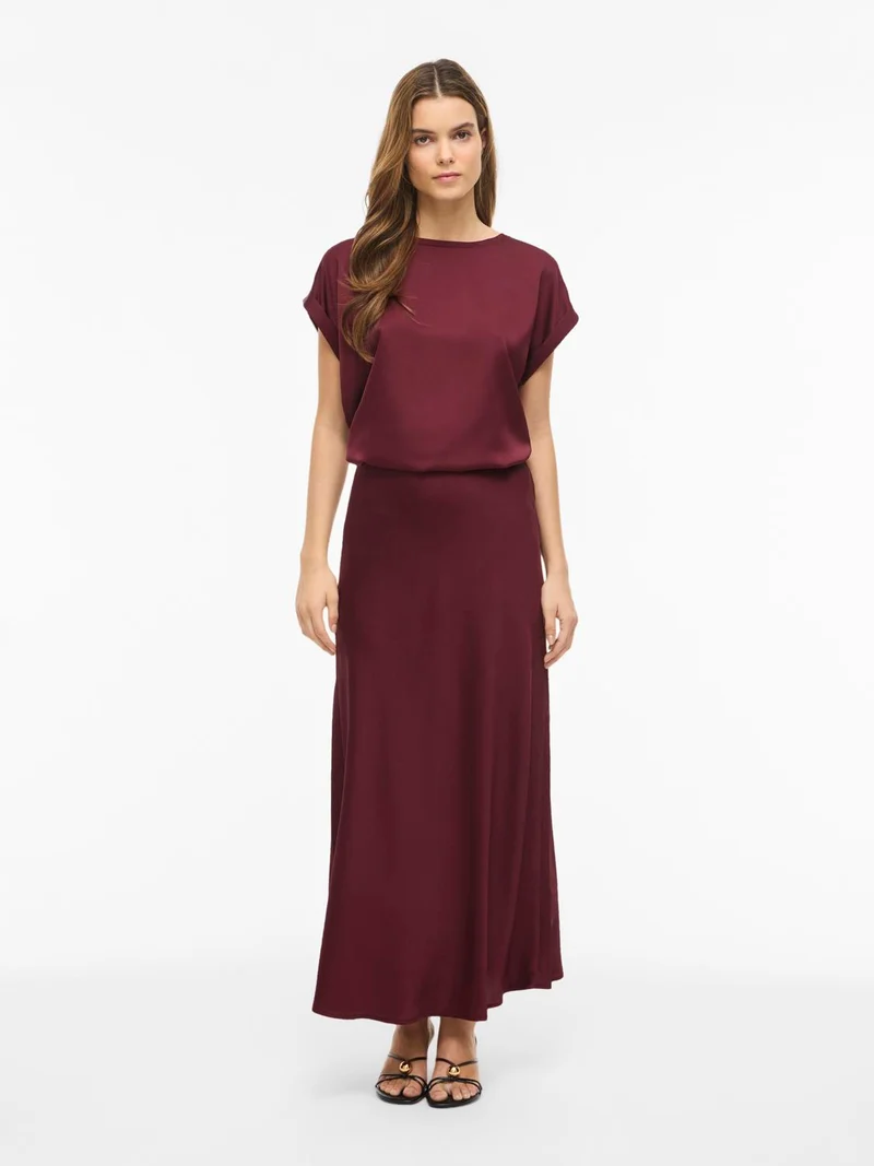 VIELLETTE S/S SATIN TOP