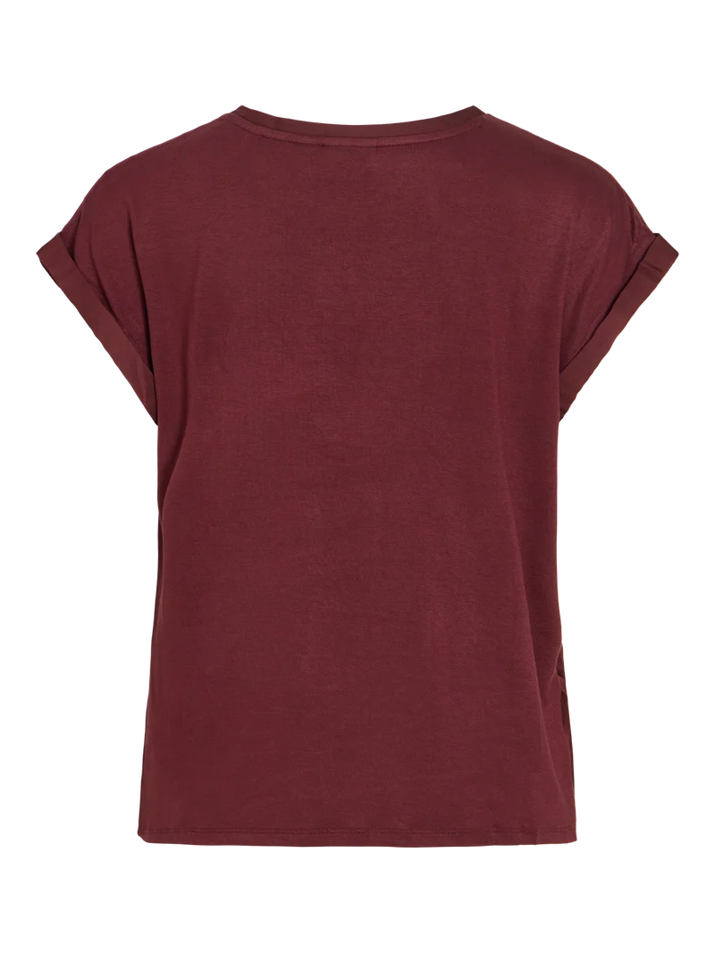 VIELLETTE S/S SATIN TOP