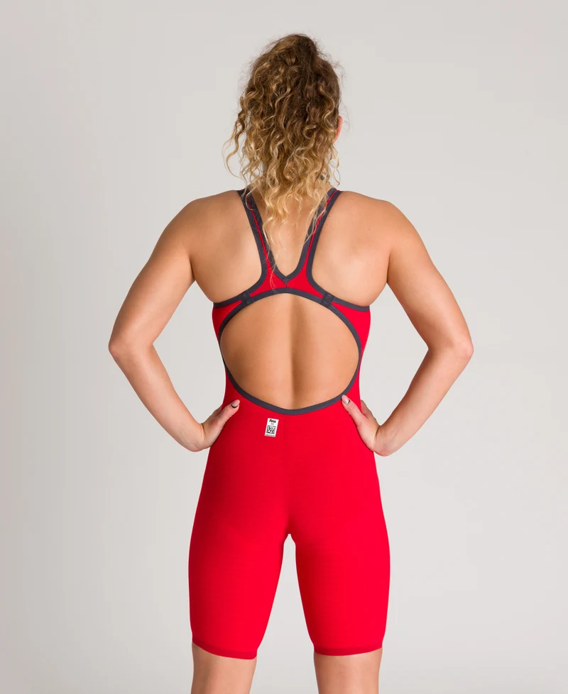 Arena Damen Powerskin Carbon Air2 Bodysuit Open Back rot