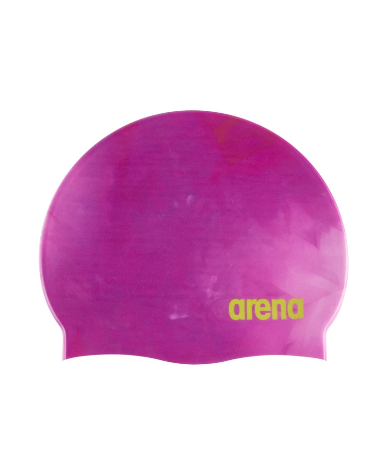 Arena Silikonmütze HD Tie Dye Shocking Pink
