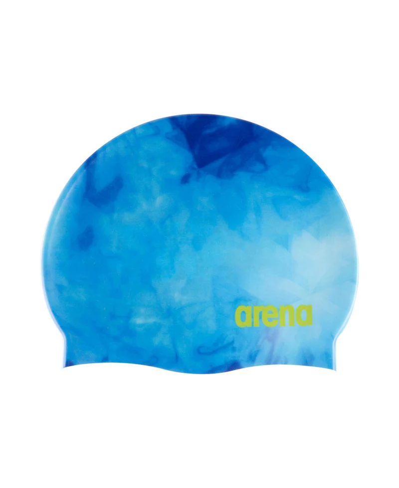 Arena Silikonmütze HD Tie Dye Blue