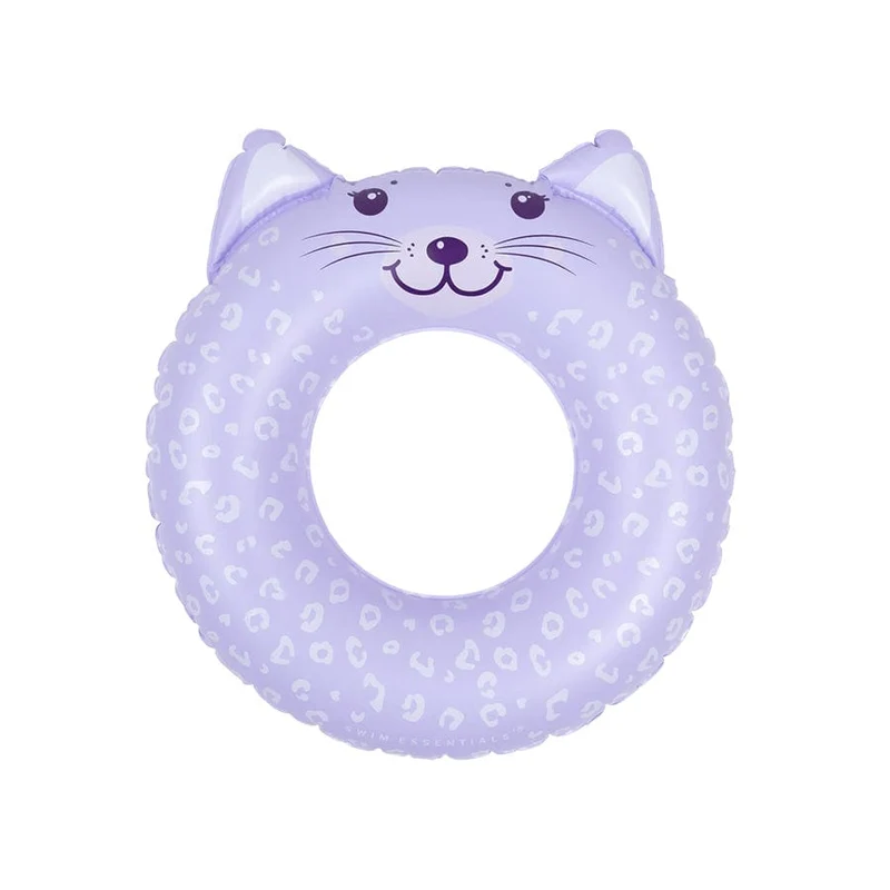 Swim Ring Animal - Lila - Leopard - Ø 55 cm