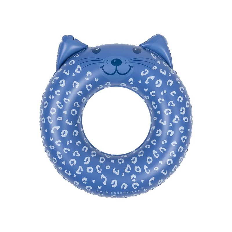 Swim Ring Animal - Blue - Leopard - Ø 55 cm