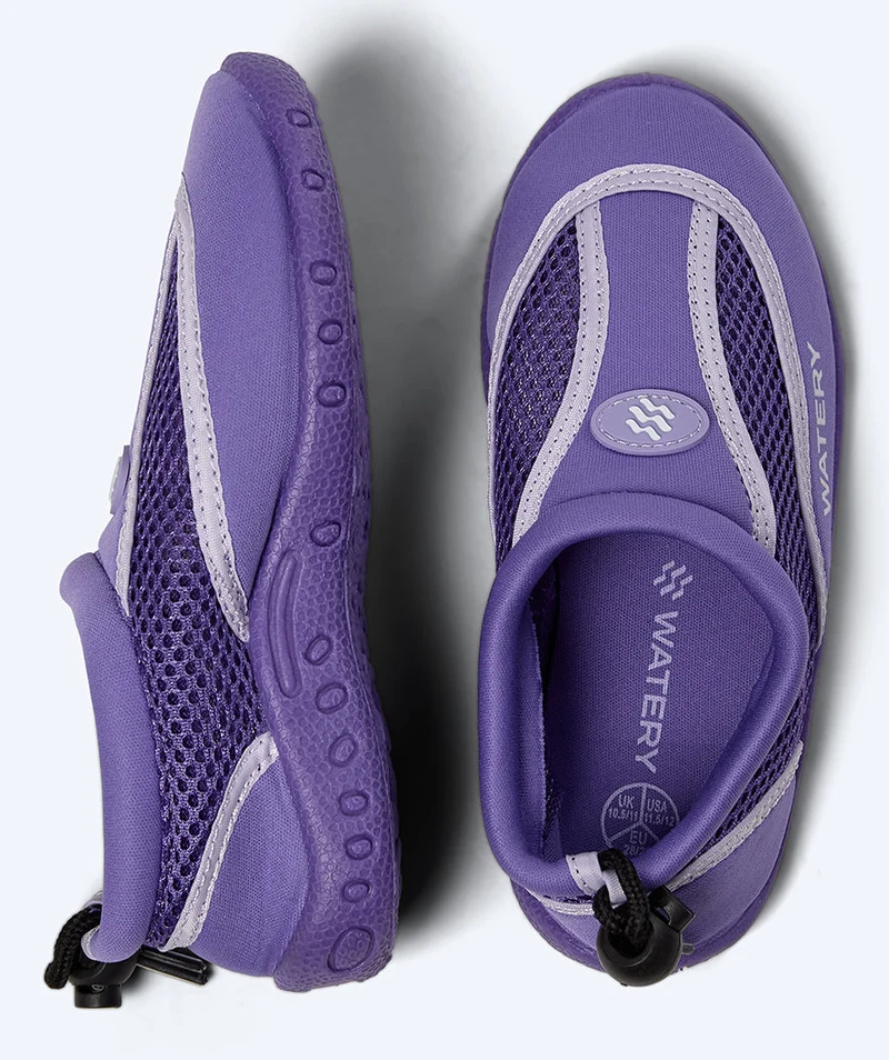 Watery Schwimmschuhe für Kinder - Crab - Lila