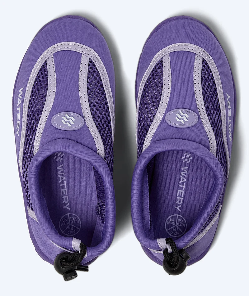 Watery Schwimmschuhe für Kinder - Crab - Lila