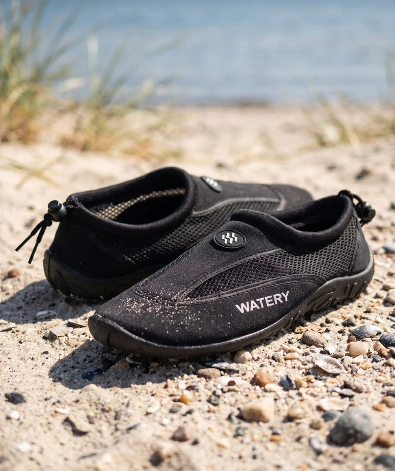 Watery Schwimmschuhe für Erwachsene - Crab - Schwarz
