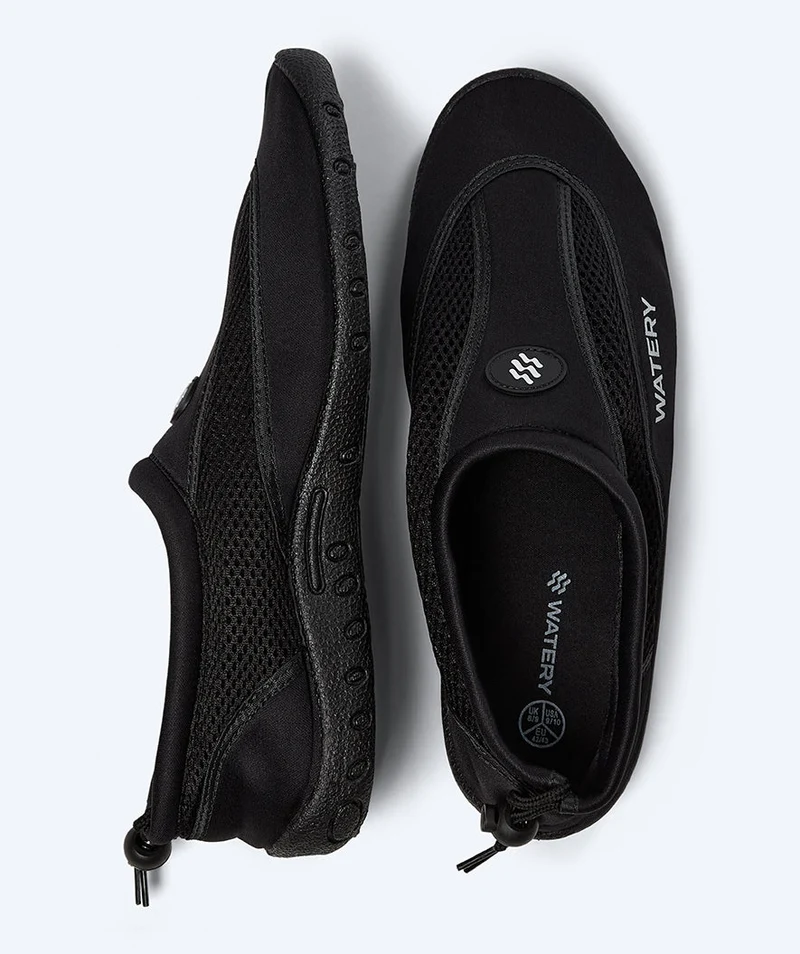 Watery Schwimmschuhe für Kinder - Crab - Schwarz