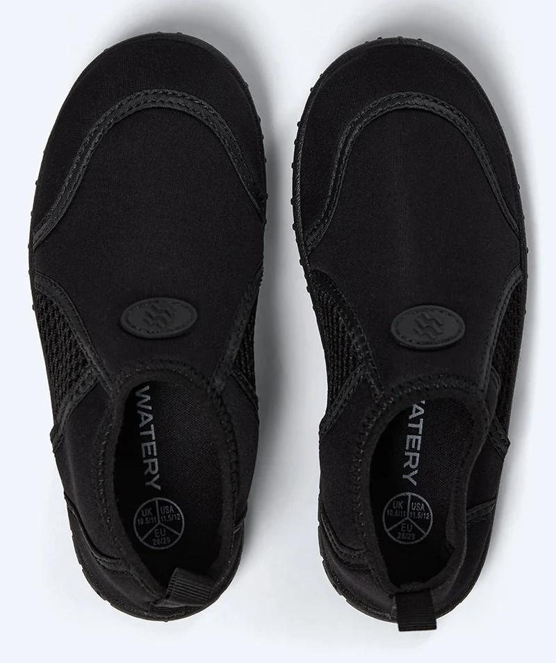 Watery Schwimmschuhe für Kinder - Perch - Schwarz