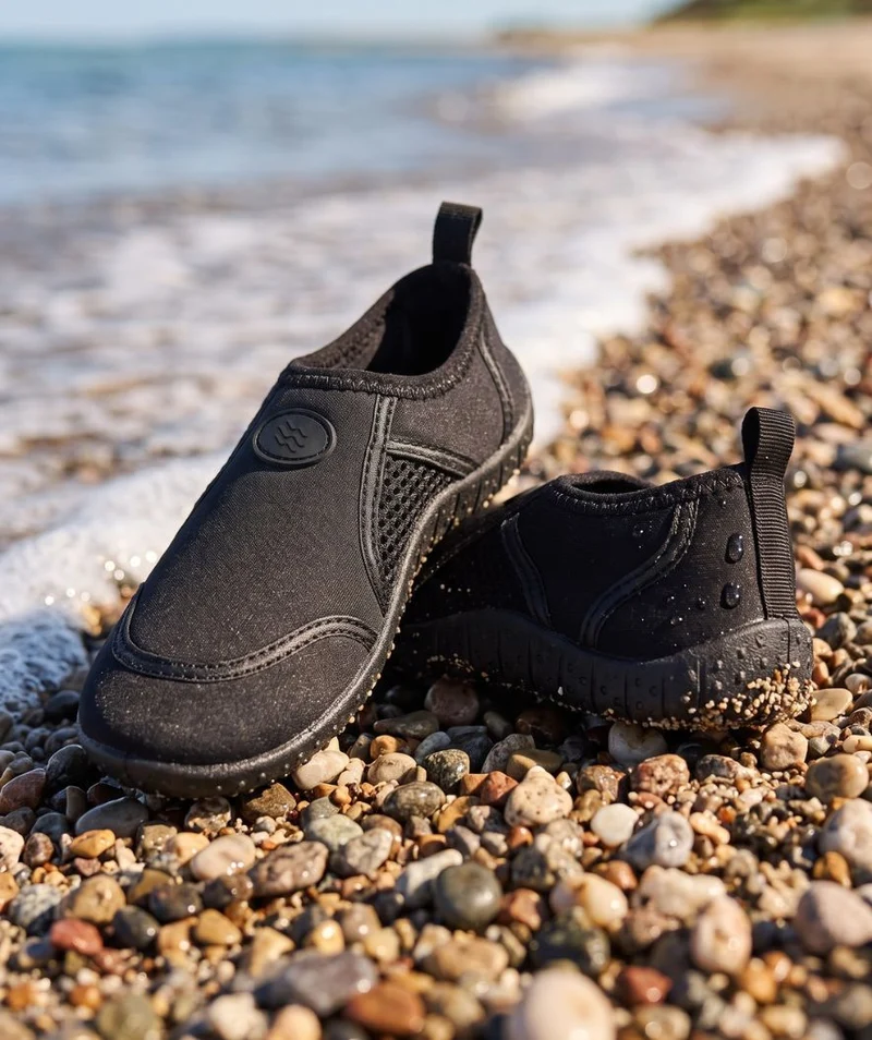 Watery Schwimmschuhe für Kinder - Perch - Schwarz