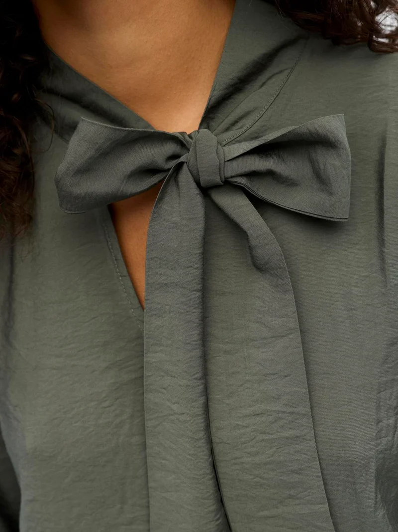 OBJJACIRA L/S RE BOW SHIRT