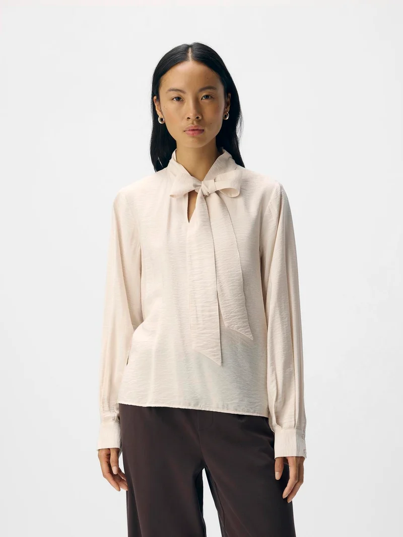 OBJJACIRA L/S RE BOW SHIRT