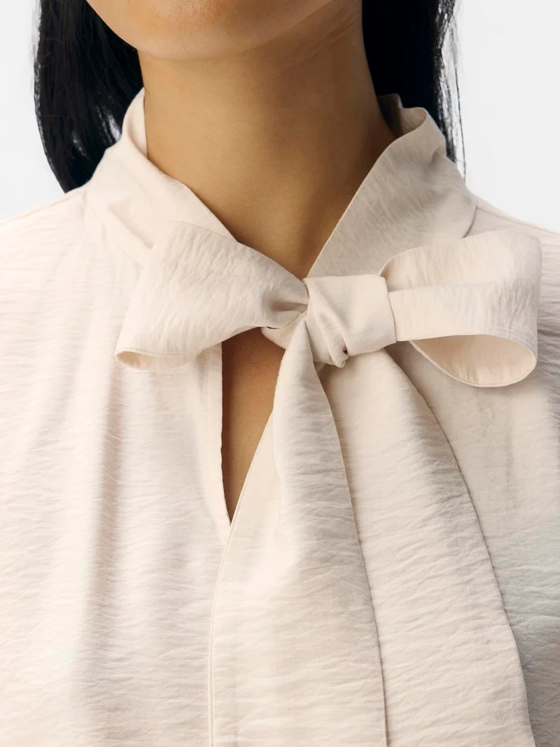 OBJJACIRA L/S RE BOW SHIRT