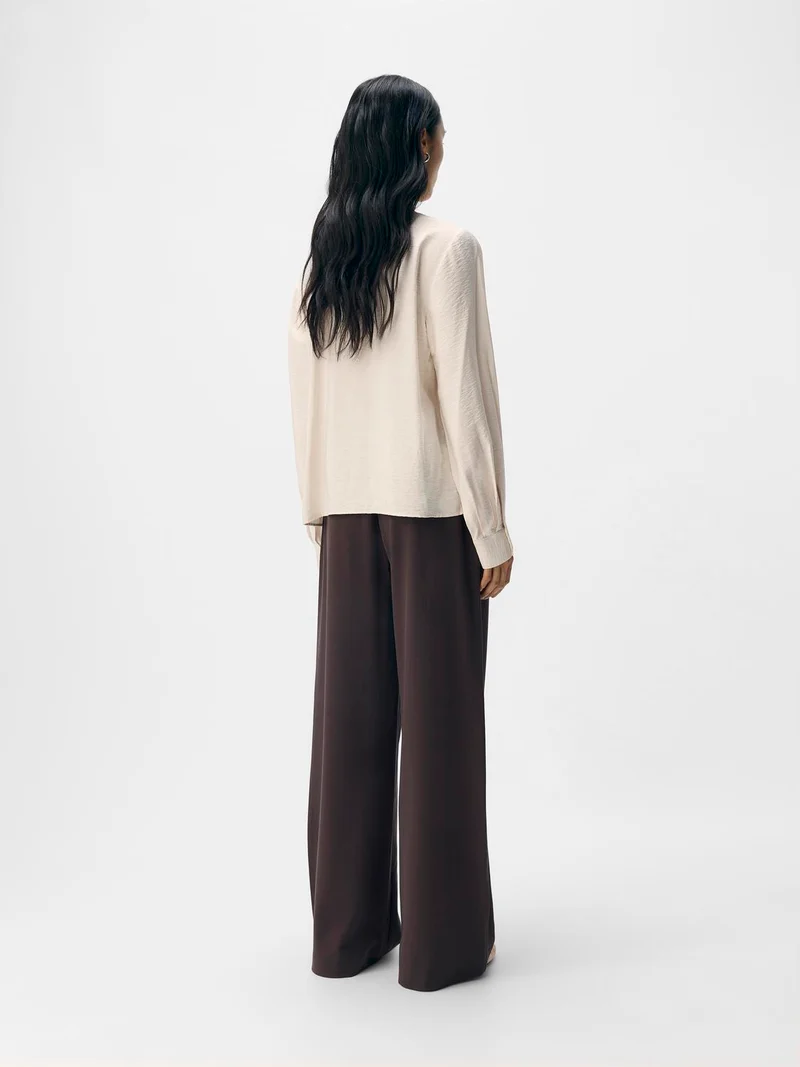 OBJJACIRA L/S RE BOW SHIRT