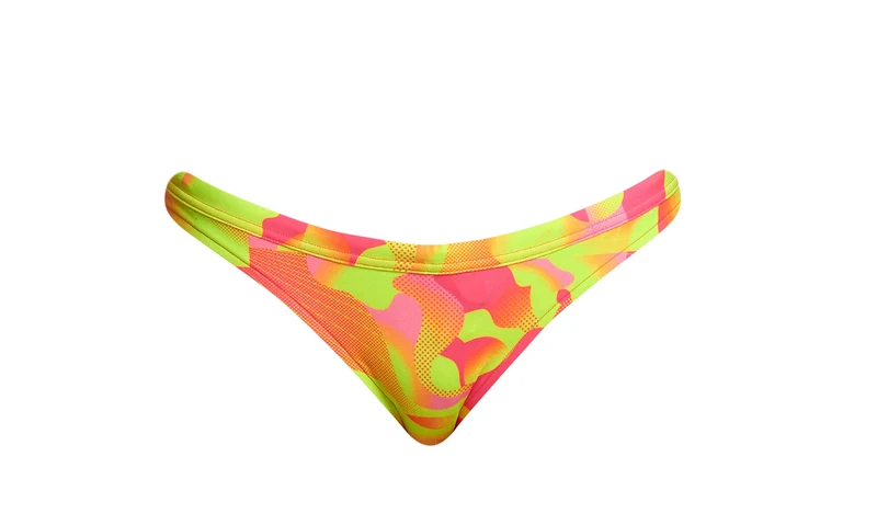 Funkita Damen Bikini Hipster Brief Pringed Pink
