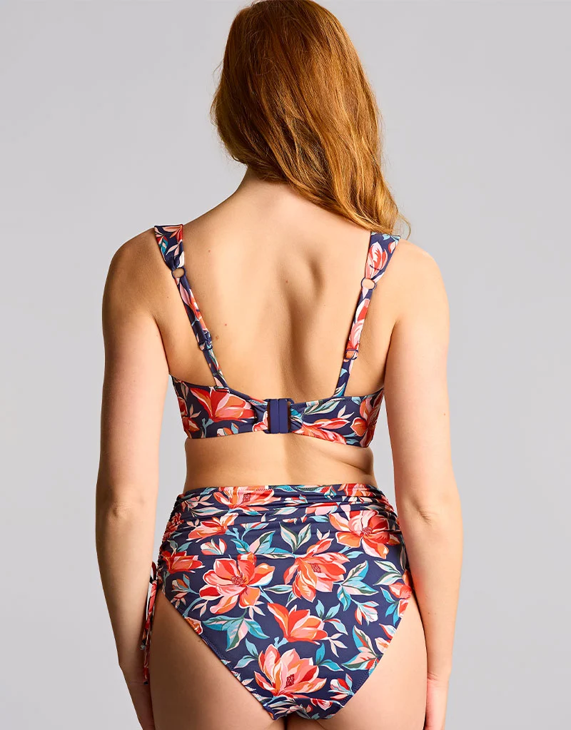 Panache Midi Gather Bikini Brief Liliflora Print