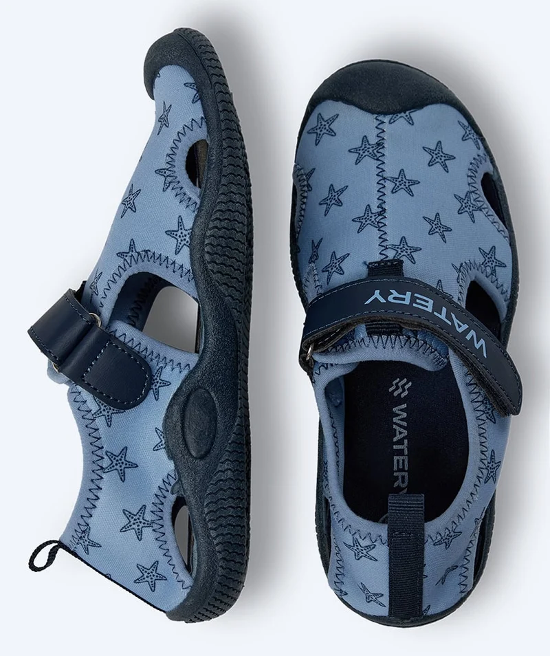 Watery Schwimmschuhe für Kinder - Pontoon - Dunkelblau/Schwarz