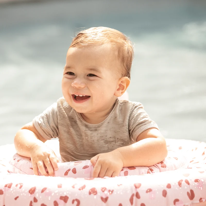 Baby Float - Old Pink - Leopard - 0/1 Years