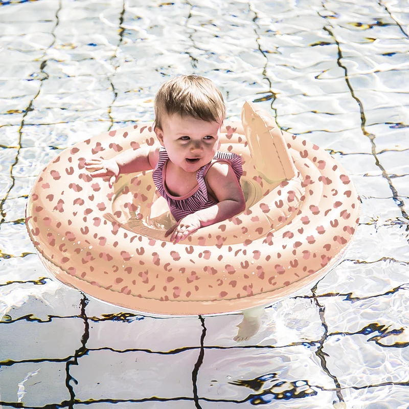 Baby Float - Old Pink - Leopard - 0/1 Years