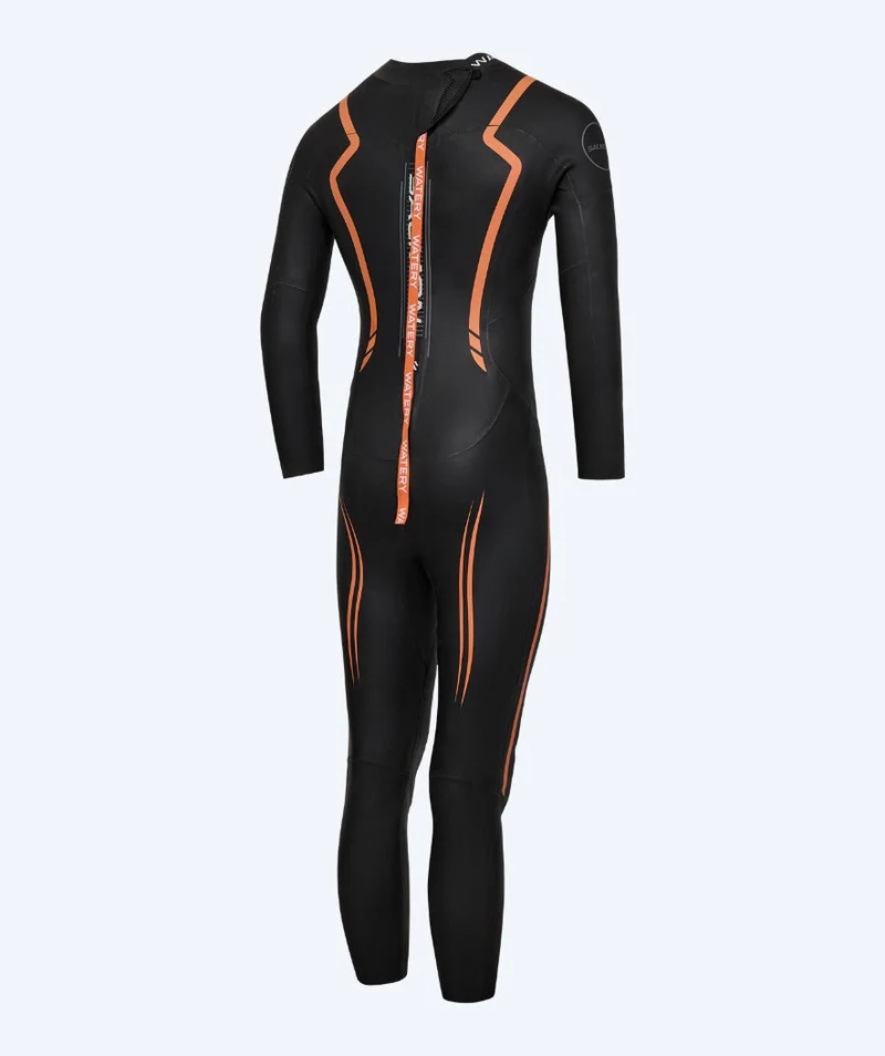 Watery Neoprenanzug für Herren - Salmon Glide - Schwarz/Orange