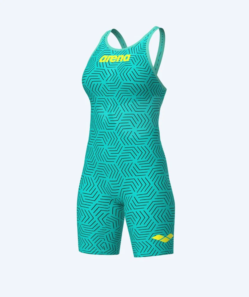 Arena Wettkampf Badeanzug für Damen - Carbon Air 2 - Blau/Gelb