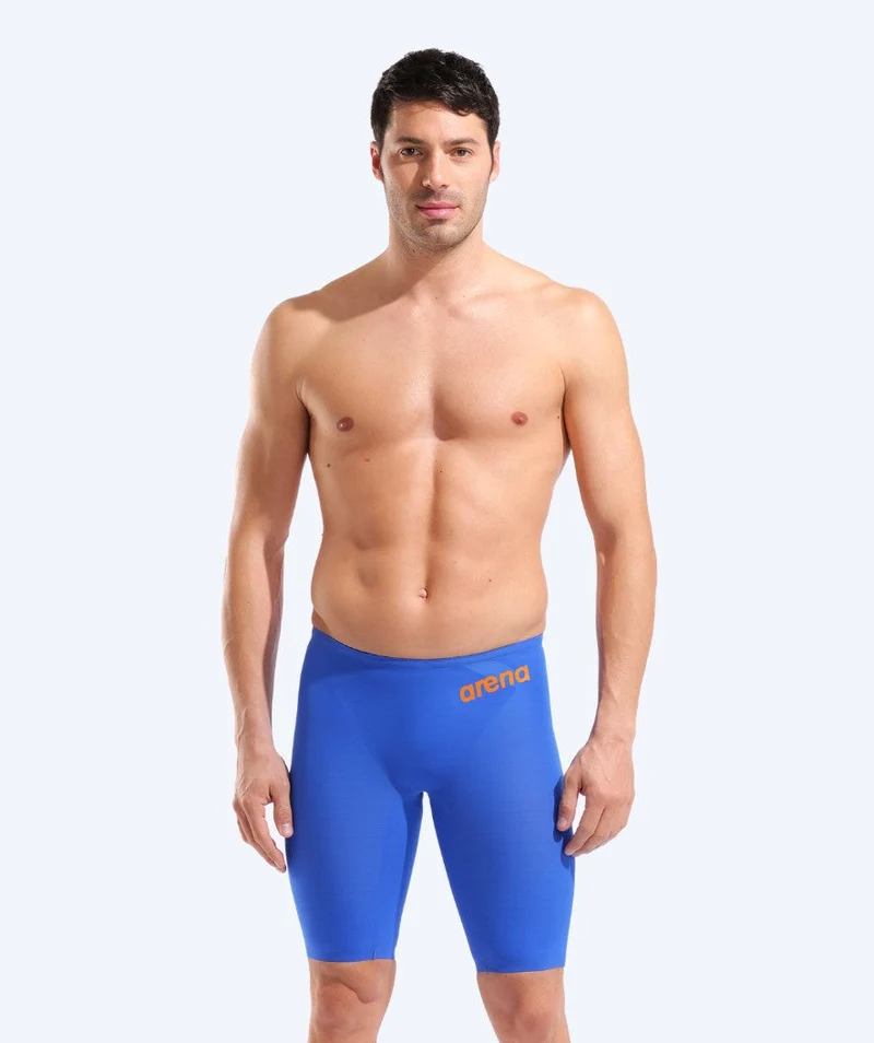 Arena Wettkampf Badehose für Herren - Carbon Air 2 - Blau/Orange