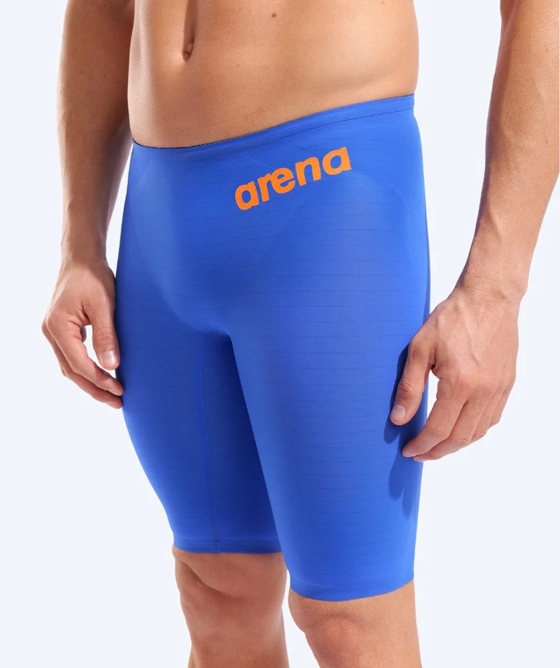 Arena Wettkampf Badehose für Herren - Carbon Air 2 - Blau/Orange
