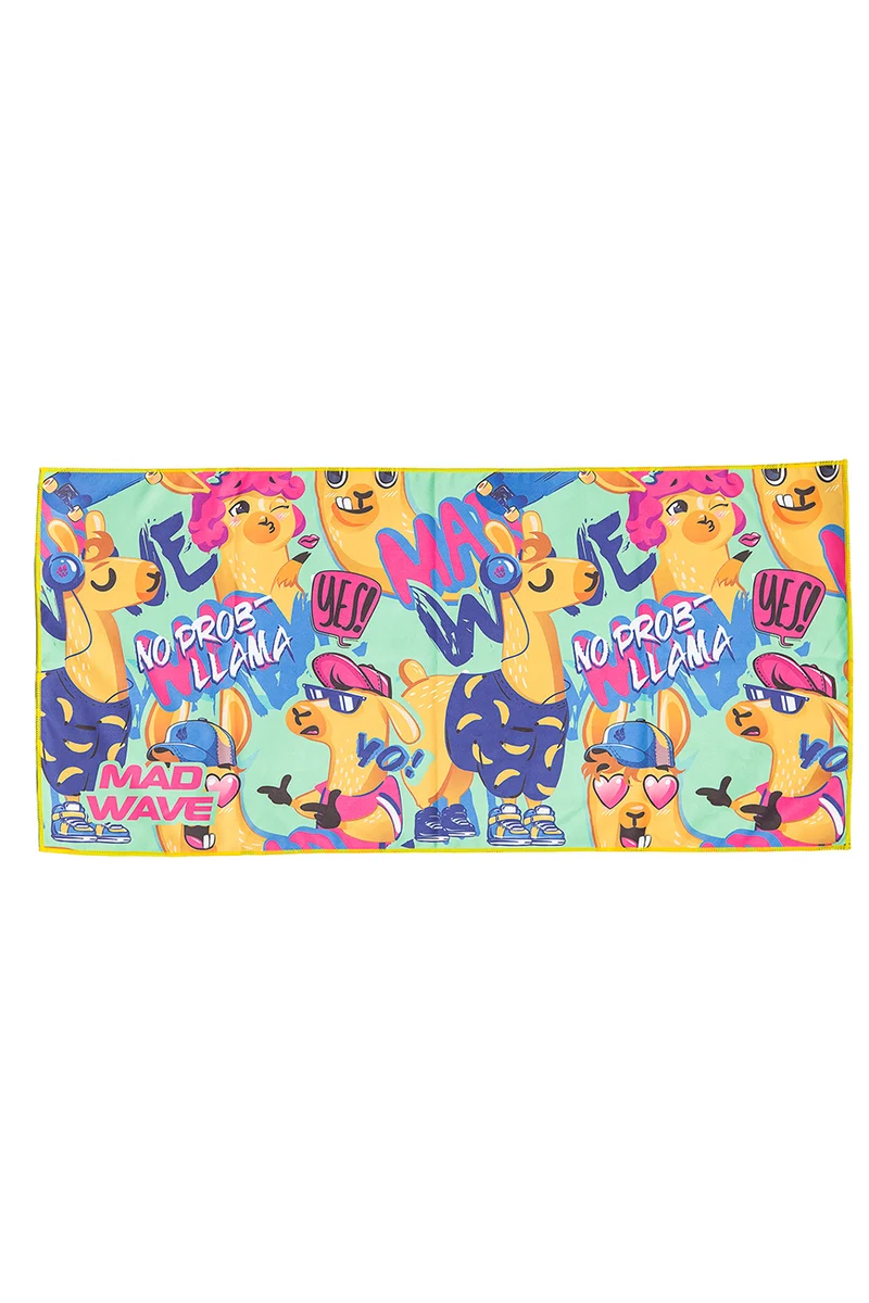 MAD Wave Microfibre Handtuch Llama