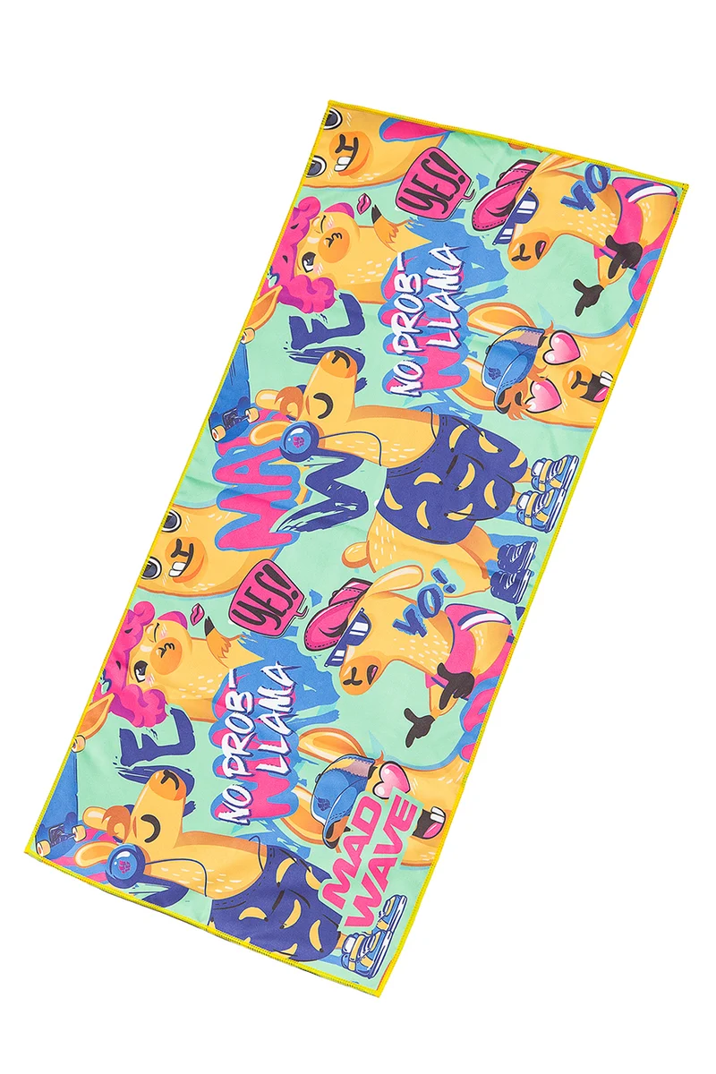 MAD Wave Microfibre Handtuch Llama