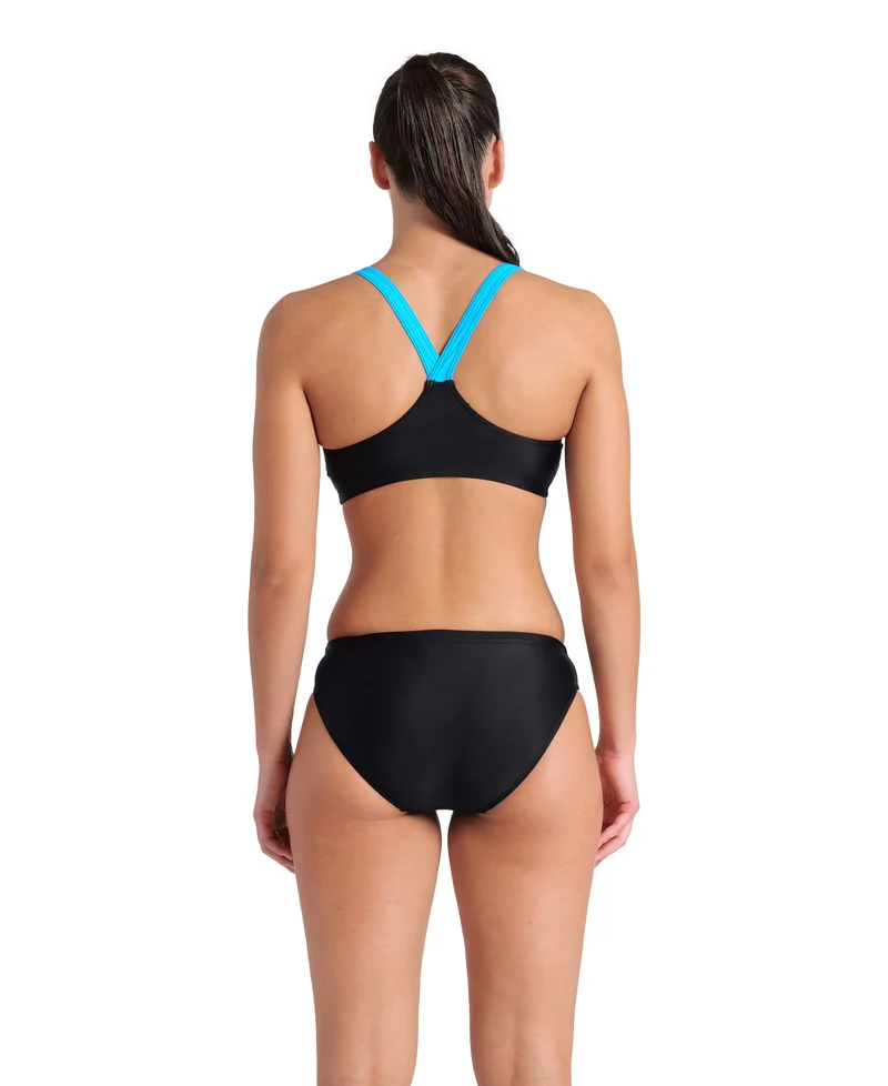 Arena Damen Openings Bikini Energy Back Schwarz - Türkis