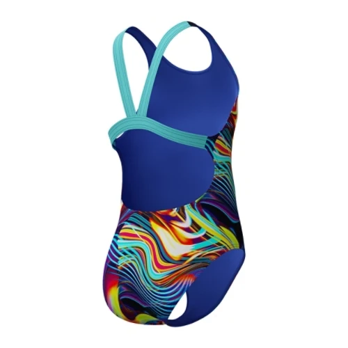 Speedo Mädchen Anzug Digital Leaderback Arctic Glass