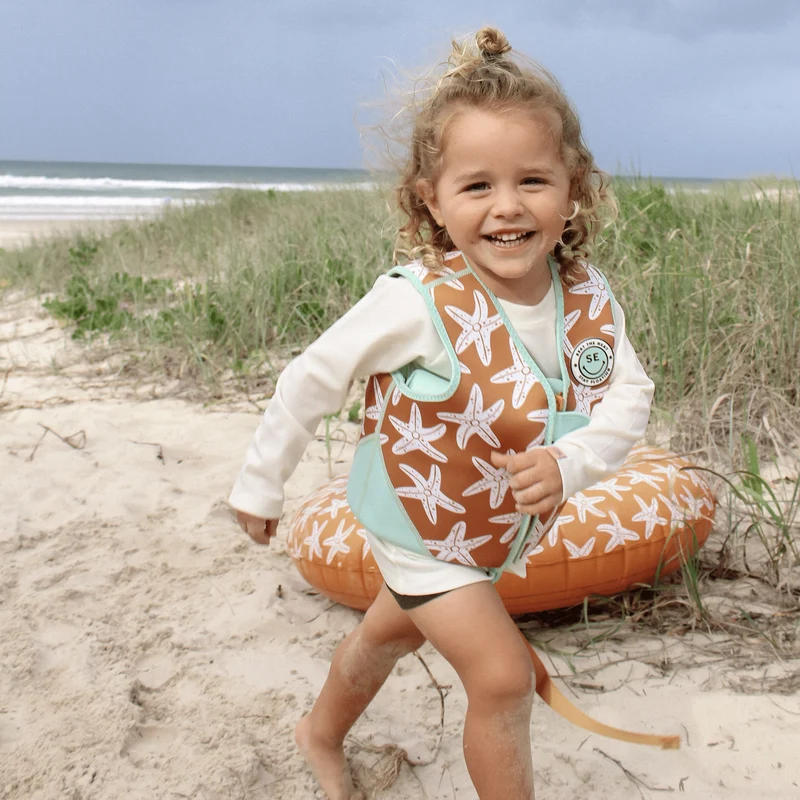 Swim Vest - Orange - Seastar - 3/6 Years