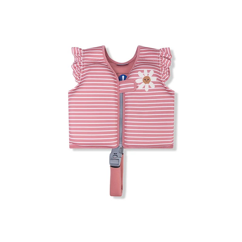 Swim Vest - Red/White - Daisy Flower