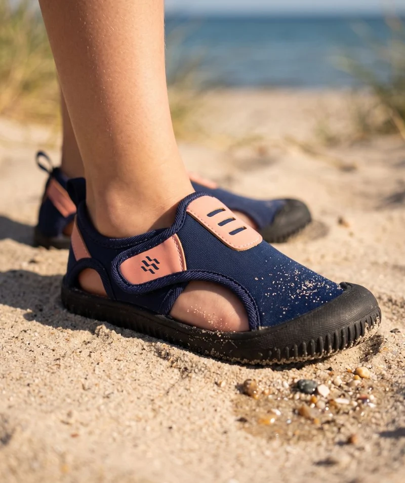 Watery Schwimmschuhe für Kinder - Lighthouse - Dunkelblau/Hellrosa