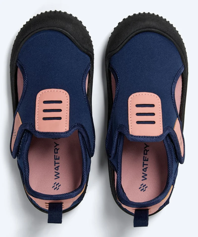 Watery Schwimmschuhe für Kinder - Lighthouse - Dunkelblau/Hellrosa