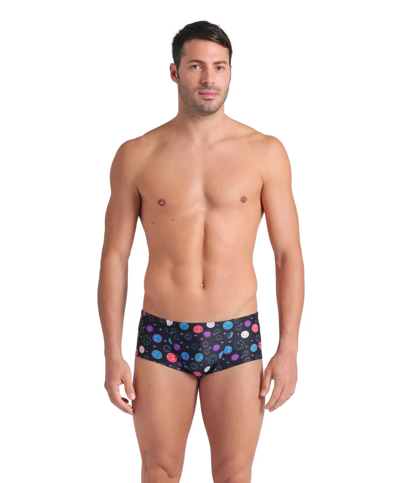 Arena Herren / Jungen Badehose Contour Low Waist Short Black - Multi