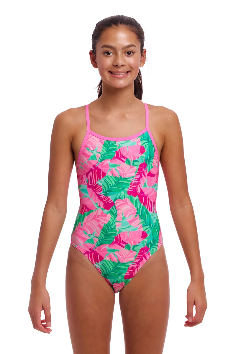Funkita Girls Anzug Single Strap Tropic Palm