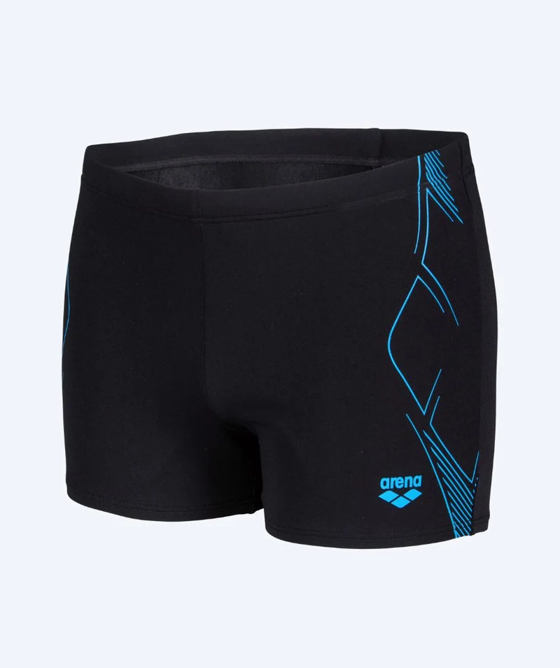 Arena Trunks für Herren - Graphic - Schwarz/Blau