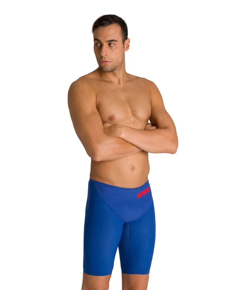 Arena Herren Powerskin Carbon Glide Jammer ocean blue