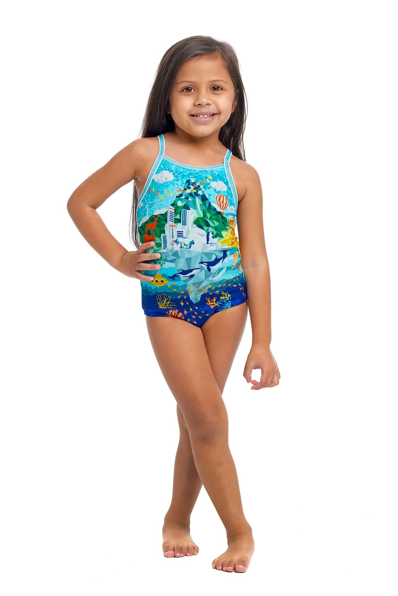 Funkita Girls Toddler Schwimmanzug Wildermess