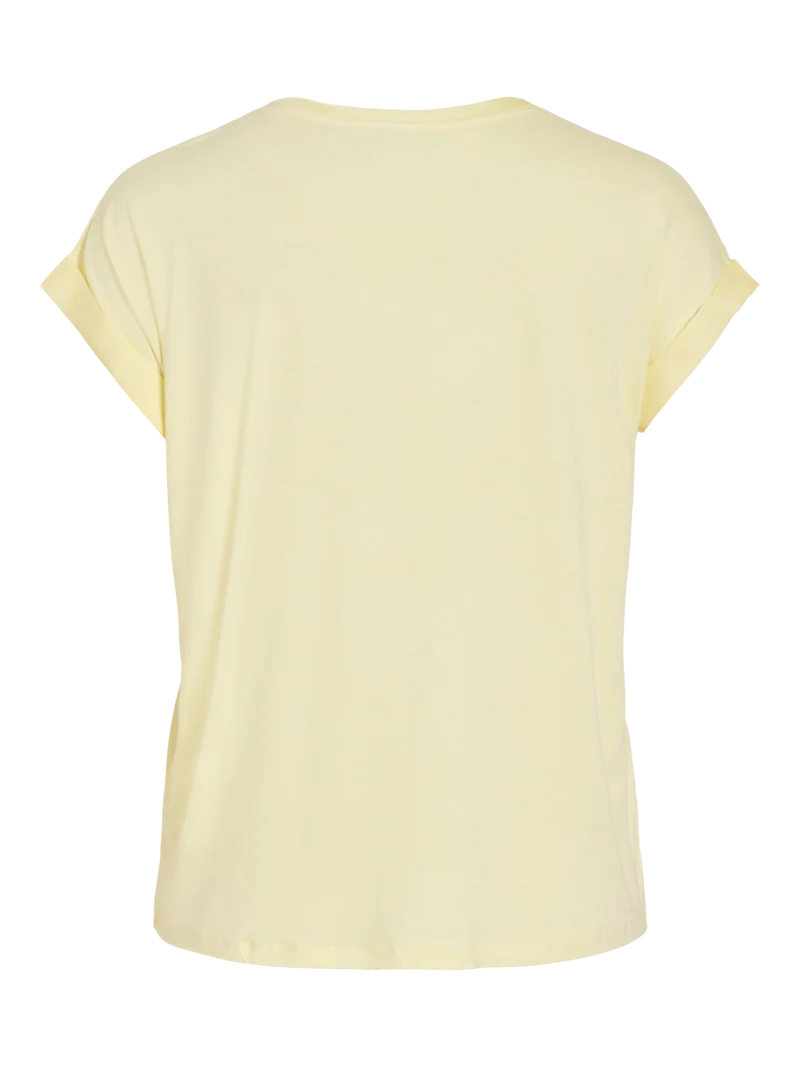 VIELLETTE S/S SATIN TOP