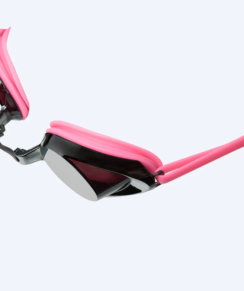 Watery Elite Schwimmbrillen - Captain Mirror - Rosa/Silber