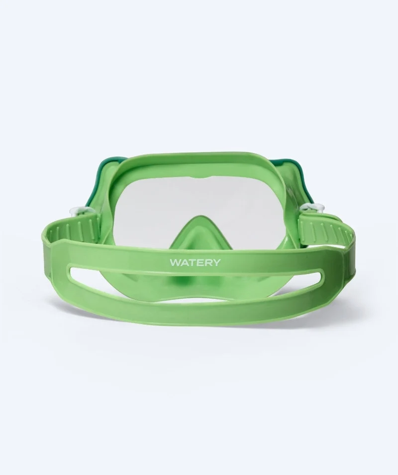 Watery Combo Schnorchelset für Kinder (4-10) - Pulina - Grün