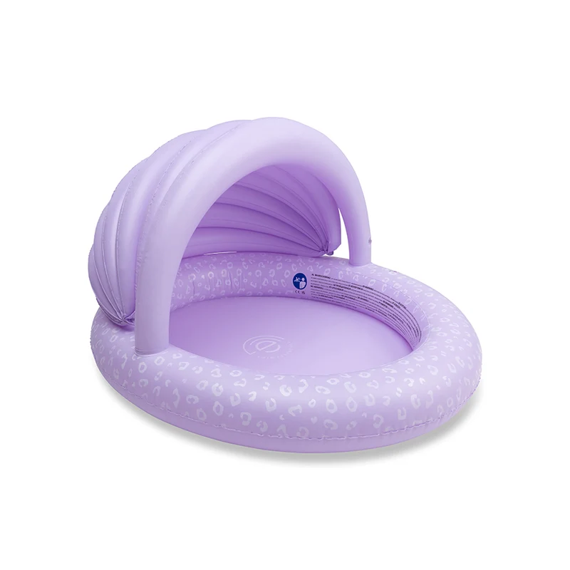 Kids Pool - Lila - Leopard - Ø 100 cm with Canopy