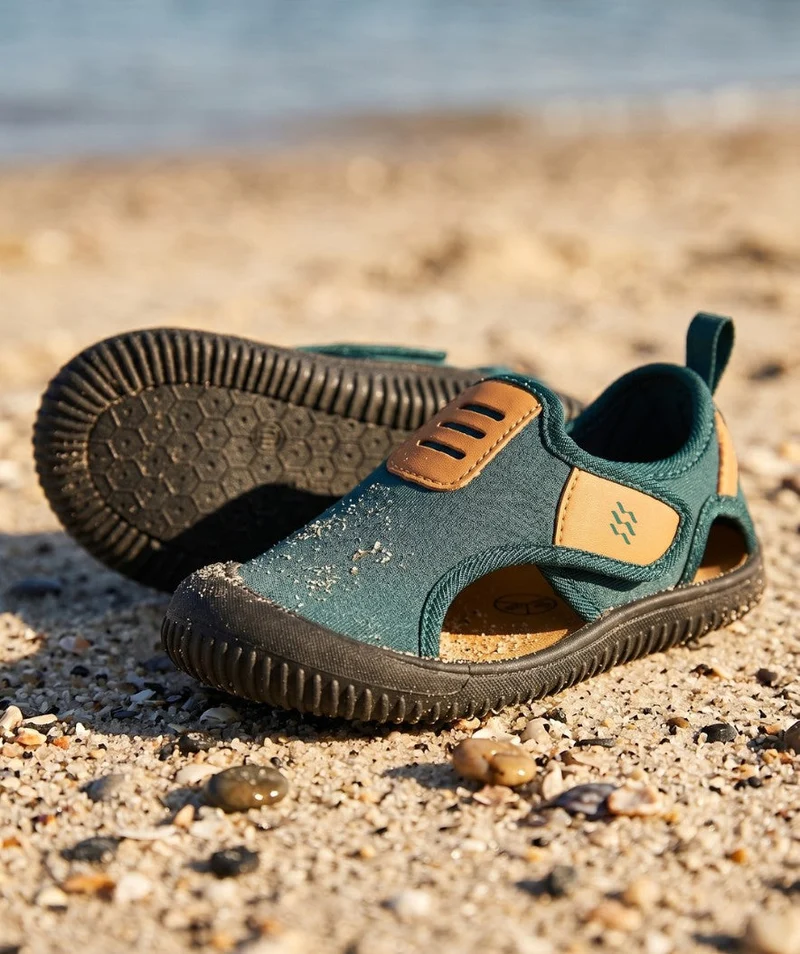 Watery Schwimmschuhe für Kinder - Lighthouse - Grün/Orange