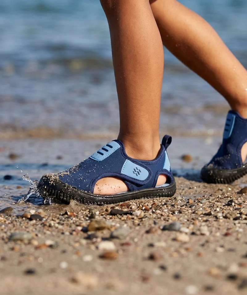 Watery Schwimmschuhe für Kinder - Lighthouse - Dunkelblau/Hellblau