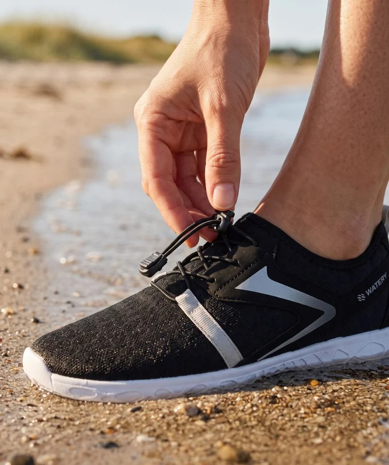 Watery Schwimmschuhe für Damen - Goose - Schwarz