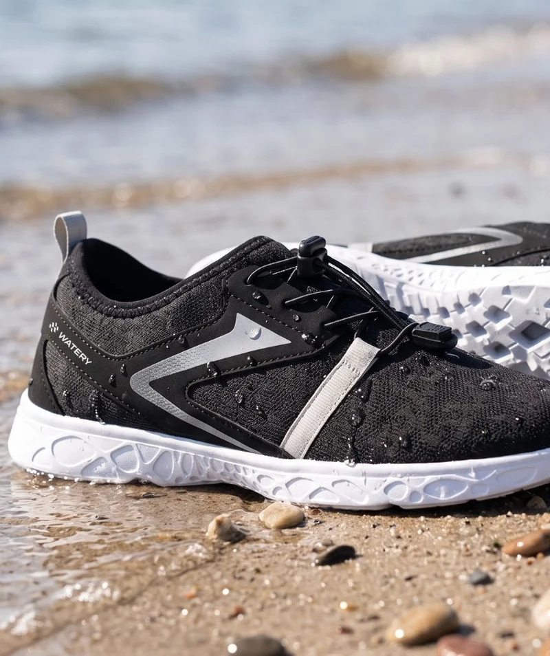 Watery Schwimmschuhe für Damen - Goose - Schwarz