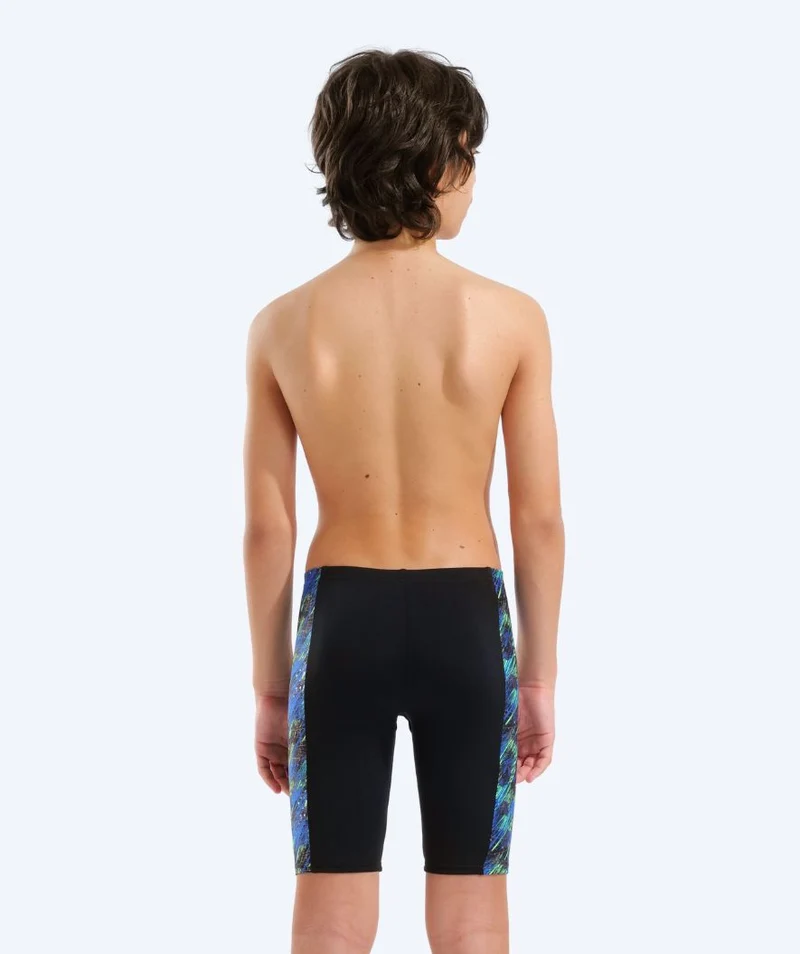 Arena lange Badehose für Jungen - Draft - Schwarz/Blau