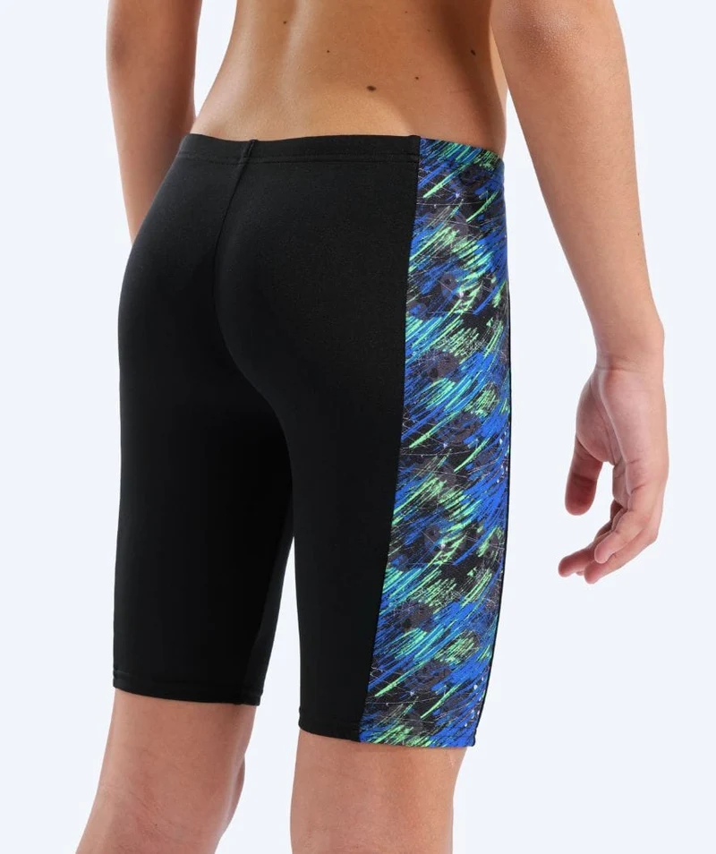 Arena lange Badehose für Jungen - Draft - Schwarz/Blau