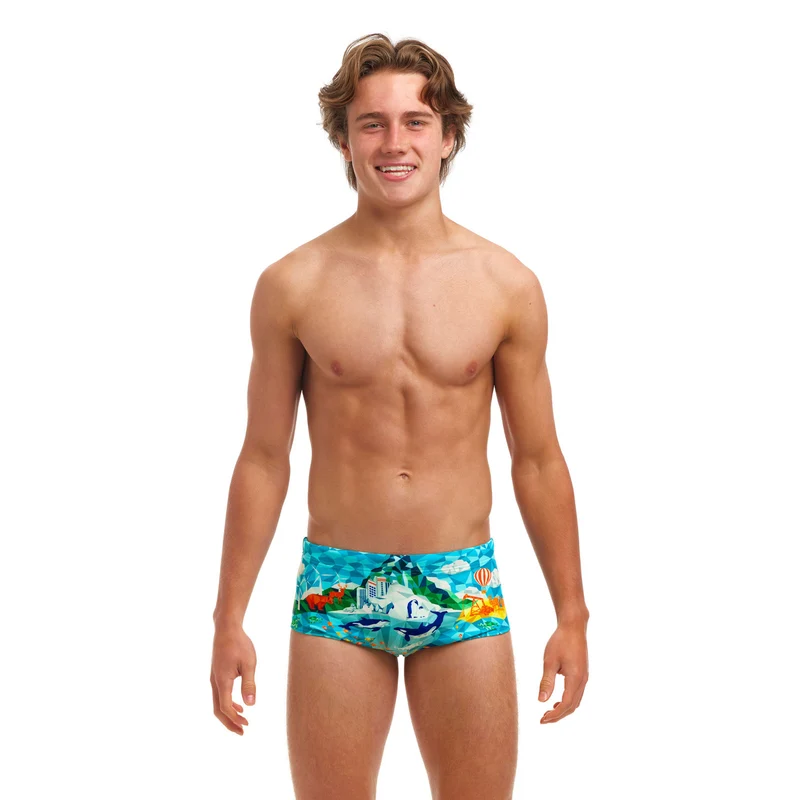 Funky Trunks Boys Sidewinder Trunk Wildermess